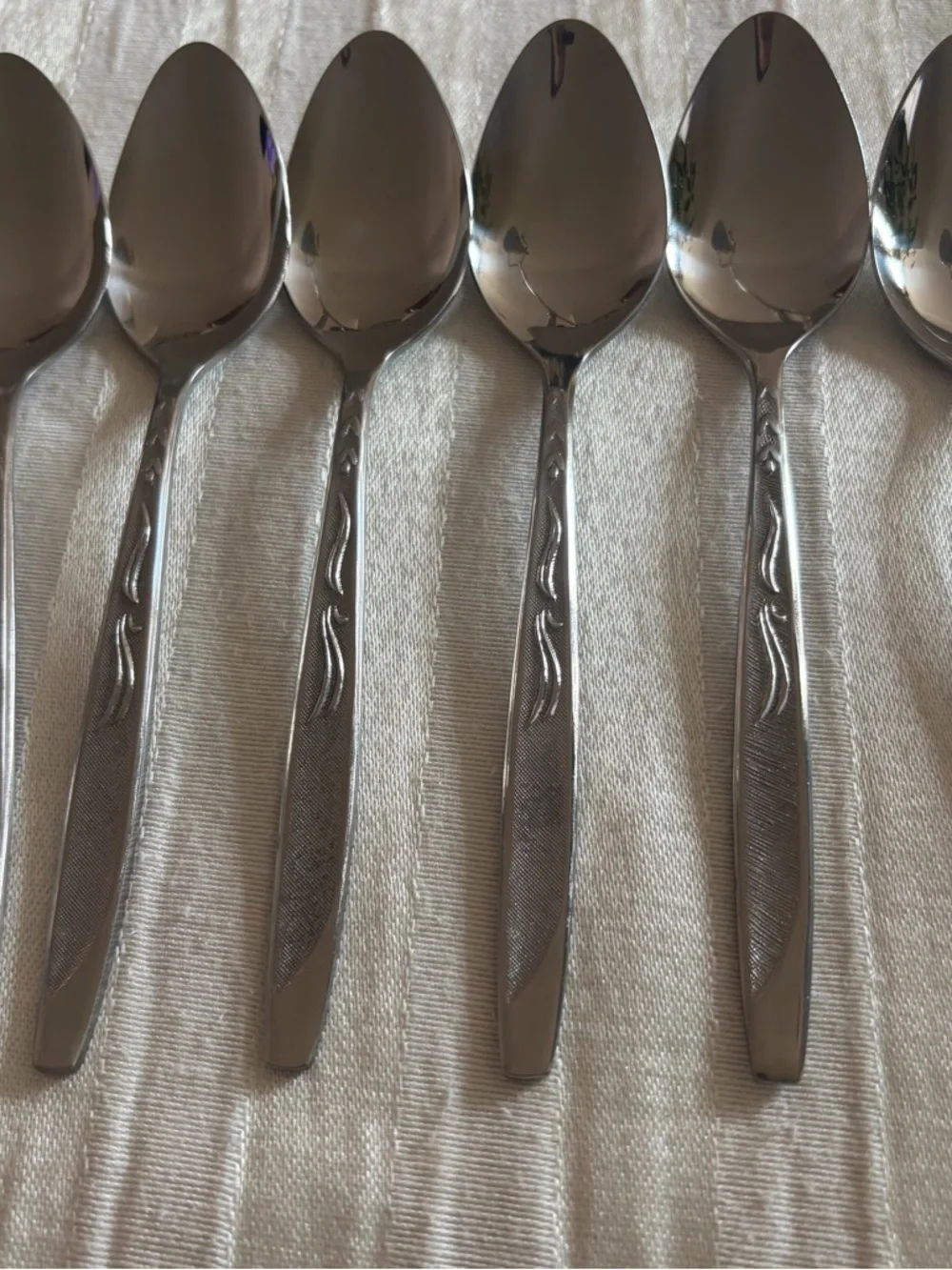 Ekco Eterna Mary Jane Classic Stainless Steel Japan MCM Flatware Lot of 10 Pcs